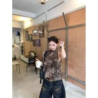 ราคา เสื้อกั๊กลายเสือดาว Halterneck สำหรับผู้หญิง สร้างสรรค์ในสไตล์ summers พร้อมกระโปรงระบาย สวมใส่ง่ายทุกวันหรืองานปาร์ตี้ (42126214768)