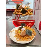 ราคา ราเมงญี่ปุ่นอบกรอบในรูปแบบของสแน็ค รสชาติเหมือนกับกินราเมงจริง ๆ มีเส้น หมู ผักอบกรอบใน1ห่อ (25240870898)