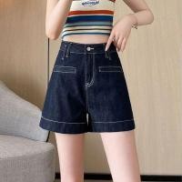 ราคา กางเกงยีนส์ กางเกงยีนส์ขาสั้น สีน้ำเงิน ไซส์ใหญ่ ผ้ายีนส์บางเบา ทรงตรง ทรงหลวม เอวสูง เหมาะสำหรับฤดูร้อน NSGX (27942554552)