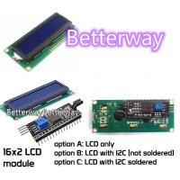 ราคา 1 ชิ้น 16x2 ตัวอักษร LCD Arduino จอแสดงผล 1602 LCD พร้อม I2C หรือโหมดขนานบัดกรีหรือไม่ 44780 Hitachi (29441148967)