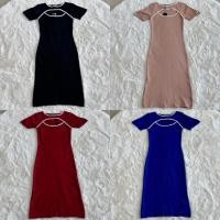 ราคา เดรสคอปกเว้าอกรุ่นใหม่ผ้าไหมพรมอย่างดี D496 (25764064201)