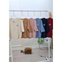 ราคา T845 เสื้อไหมพรมคอกลมลายทางปักโบว์ผ้าร่อง (26579130891)