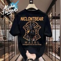 ราคา จัดส่งตลอด 24 ชั่วโมง oversize สกรีนหน้าหลัง ลาย NICLONTBEAR มิติ เนื้อผ้าเกรดพรีเมียม คอกลม ใส่สบาย (43408570883)