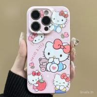 ราคา เคสมือถือเคสแข็งสีชมพูแมวคิตตี้กอดหมีน่ารักอินเทรนด์สำหรับ iPhone 16PROMAX 16 15 14 PRO MAX XS XR 13PROMAX 12 11 PRO MAX 7plus 8PLUS เคสกันกระแทก (25836411822)