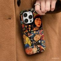 ราคา เคสโทรศัพท์มือถือสองชั้นแมทแฟชั่นผู้หญิงภาพประกอบเคส iPhone สำหรับ iphone15 14pro 13promax บุคลิกภาพยอดนิยม12pro 11PROMAX กันน้ำและกันเหงื่อ11pro XR XS X 14PROMAX (28208017967)
