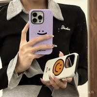 ราคา 2 in 1 Niche Simple Line Smileเคสโทรศัพท์iPhoneเหมาะสําหรับiPhone 15 14 13 12 11 pro max xr xsmax 8plus 13promax 14promax 12promax 15plus Shock resistant Case Hard Case (26803919864)