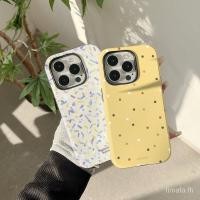 ราคา 2 in 1 ins ทาสี Polka Dot Line เคสโทรศัพท์ iPhone เหมาะสําหรับ iPhone 15 14 13 12 11 pro max xr xsmax 8plus 13promax 14promax 12promax 15plus เคสกันกระแทกเคสแข็ง (26553921928)