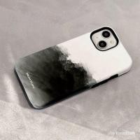 ราคา ภาพวาดหมึกศิลปะที่เรียบง่ายและขั้นสูงสองในหนึ่งเดียวเปลือกโทรศัพท์มือถือสําหรับ iPhone ที่ใช้งานได้ iPhone 13 14 Pro Max 15 plus XR เปลือกแข็ง 8 plus XR 7 plus กันฝุ่น XS Max 12 Pro Max 11 (2403110319