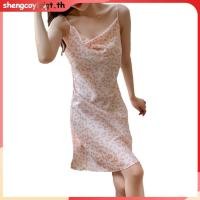 ราคา ชุดนอนซาติน ชุดนอนเซ็กซี่ ชุดนอนผ้าซาตินสายเดี่ยว พิมพ์ลาย แฟชั่นฤดูร้อน สําหรับผู้หญิง Swoan130 (48551368150)