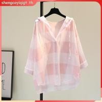 ราคา เสื้อคาร์ดิแกนลําลอง ผ้าฝ้าย และผ้าลินิน มีฮู้ด ทรงหลวม ลายสก๊อต สีชมพู แฟชั่นฤดูใบไม้ผลิ สไตล์เกาหลี สําหรับผู้หญิง 2023 (26836073348)