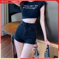 ราคา HSNE กางเกงยีนขาสั้น เอวสูง ทรงรัดรูป แฟชั่นฤดูร้อน สําหรับสตรี 2023 (55401338174)