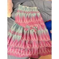 ราคา กระโปรงผ้าไทยสวยมากเอว25 26 (52850019218)