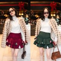 ราคา กระโปรงพลีทสั้น แต่งตุ๊กตาคริสต์มาส VSHOP (27270662186)
