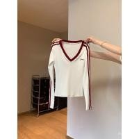 ราคา ที เชิ้ตแขนสั้นและยาวปักโบว์สไตล์เกาหลีสำหรับผู้หญิง ฤดูใบไม้ร่วง ลายทางสีบล็อก คอวี ชั้นใน (42504308279)