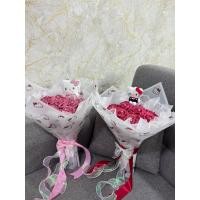 ราคา กุหลาบกลิตเตอร์ kitty ช่อ10ดอกmini แถม ถุงกระดาษลายคิตตี้ (41253087416)