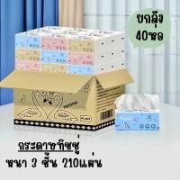 ราคา กระดาษทิชชู่ ยกลัง Flamingo 1 ลัง 40 ห่อ สุดคุ้ม ทิชชู่พกพา หนา 3 ชั้น G0118 (29180654249)