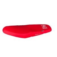 ราคา เบาะมอเตอร์ไซค์ปาดทรงกลางรุ่น WAVE 100 110 เก่า ลายเองนักเลงเบาะ สีแดงสด (20338894564)