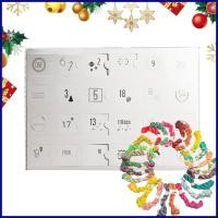 ราคา เย็บปฏิทินจุติ 2024 ขนสัตว์เส้นด้ายปฏิทินจุติ 24 วันคริสต์มาสจุติปฏิทิน Yule Yarn Advent ปฏิทิน cometyth (51701115184)
