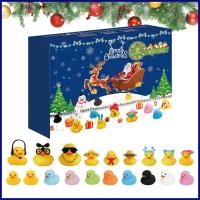 ราคา เป็ดจุติคริสต์มาสนับถอยหลังปฏิทินยางเป็ด 24 วันของปฏิทินนับถอยหลัง Stocking Stuffers ของเล่นอาบน้ํา ometyth (29793208106)