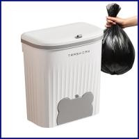 ราคา ถังขยะขนาดเล็กพร้อมฝาปิดถังขยะโต๊ะถังขยะด้านบนถังขยะห้องครัวขนาดเล็กตะกร้าขยะพร้อมฝาปิดสําหรับห้องนอน ometyth (43725338195)