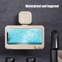 ราคา ที่วางโทรศัพท์กันน้ําห้องน้ําติดผนังเคสโทรศัพท์360 ที่วางดูดลําโพงโทรศัพท์ฝักบัวอาบน้ํากระเบื้องในร่ม (46550844854)