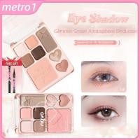 ราคา ของขวัญฟรี Novo Pearl Glitter Matte Eyeshadow 8 สี บลัชออนสีชมพูพีช เนื้อแป้งละเอียด ไม่ตกร่อง แต่งหน้าสไตล์เกาหลี Wine011 metro1 (58000754420)