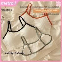 ราคา ชุดชั้นในกีฬาสำหรับเด็กผู้หญิง เสื้อชั้นในสำหรับฝึกซ้อมสำหรับวัยรุ่น เสื้อชั้นในสำหรับนักเรียนมัธยมต้นและวิทยาลัย เสื้อชั้นในรัดรูปขนาดเล็ก สวมใส่สบาย เสื้อชั้นในเรียบง่าย ไร้ตะเข็บ metro1 (4202611074