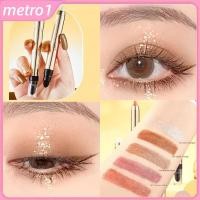 ราคา ปากกาอายแชโดว์แบบสองหัว กันน้ำ มันวาวสูง อายไลเนอร์เนื้อแมตต์สีสันสดใส อายไลเนอร์กลิตเตอร์ ติดทนนาน อายไลเนอร์แบบสองหัว ประกายมุก Metro1 (40525226368)