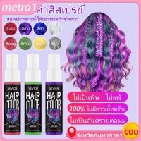 ราคา Sevich สเปรย์เปลี่ยนสีผม 30 มล แบบใช้ครั้งเดียว สเปรย์เปลี่ยนสีผมชั่วคราวแบบรวดเร็ว สเปรย์จัดแต่งทรงผมเงางาม metro1 (44275510606)