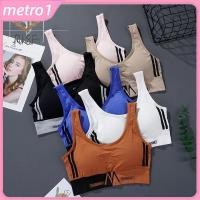 ราคา เสื้อชั้นในแบบสปอร์ตบราดันทรงแฟชั่นโยคะสำหรับผู้หญิงพร้อมแผ่นรองเสริม metro1 (47550281236)