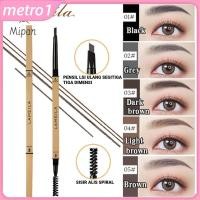 ราคา Lameila ดินสอเขียนคิ้วสามเหลี่ยมคู่ ปลายแท่งเล็ก ปลายเรียวเล็ก สีทอง ติดทนนาน กันน้ำ กันเหงื่อ และไม่ซีดจาง ดินสอเขียนคิ้ว metro1 (43422909122)