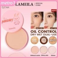 ราคา Lameila Pen 3 Colors Pressed Powder แป้งฝุ่นอัดแข็ง กันน้ำ ติดทนนาน ปกปิดเต็มขั้น แป้งอัดแข็ง แป้งรองพื้น เครื่องสำอาง metro1 (41722345956)