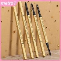 ราคา ดินสอเขียนคิ้วสองหัวแท่งสีทองขนาดเล็ก บางเฉียบ ให้ความคมชัดแบบ 3 มิติ ติดทนนาน ไม่เลอะ รูปทรงสามเหลี่ยม เพื่อคิ้วที่สมบูรณ์แบบ metro1 (43025851486)