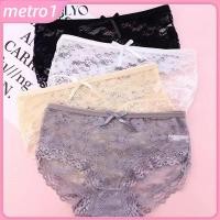 ราคา กางเกงชั้นในผ้าฝ้ายเอวต่ำโปร่งใสสำหรับผู้หญิง กางเกงชั้นในเด็กผู้หญิง กางเกงชั้นในลูกไม้เต็มตัว metro1 (53700229356)