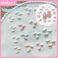 ราคา โบว์ประดับเล็บมุกฝรั่งเศส 10 ชิ้น ริบบิ้นโบว์สามมิติหลากสี ไวน์ 011 metro1 (52950614240)