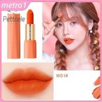 ราคา ลิปสติก Onlymodel สีส้มแครอทแดง กันน้ำ ติดทนนาน ลิปบาล์มแบบถ้วยไม่ติด ลิปสติกแต่งหน้ามืออาชีพสำหรับผู้หญิง ความงาม 7 สี metro1 (41822914721)
