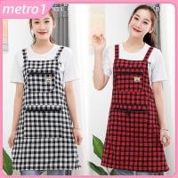 ราคา ผ้ากันเปื้อนแบบมีซิปกระเป๋าคู่ น้ำหนักเบาและระบายอากาศได้ดี ป้องกันคราบและสิ่งสกปรก ผ้ากันเปื้อนสำหรับใช้ในครัว metro1 (51700310540)