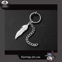 ราคา ต่างหูหนีบ แบบสปริงหนีบกับใบหู ต่างหูรูปใบไม้ ต่างหูแฟชั่นเกาหลี ต่างหูผู้ชาย ผู้หญิง (2224143140)