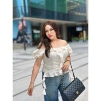 ราคา Maharani Blossom Rose เสื้อสาวอวบ อก38 48 T136 (44068671683)
