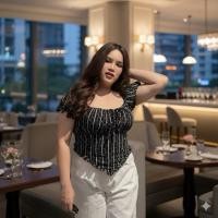 ราคา Maharani Corset Body เสื้อสาวอวบทรงชายV อก38 46 T138 (46800277262)