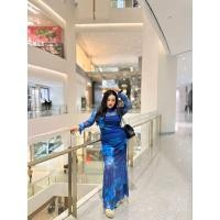 ราคา Maharani เดรสมุ้งยาวสาวอวบมหารานี อก 40 46 D107เดรสยาวมหารานี (27580194825)