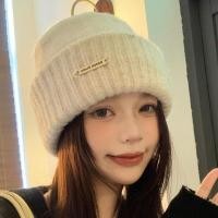 ราคา BEINIAN หมวกทําด้วยผ้าขนสัตว์ผู้หญิงฤดูใบไม้ร่วงฤดูหนาวเวอร์ชั่นเกาหลี All Match เส้นรอบวงหัวใหญ่ถักหมวกสไตล์ญี่ปุ่นใบหน้าเล็กหลวมหมวกสีเบจอบอุ่น (40360453802)