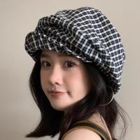 ราคา BEINIAN ญี่ปุ่นย้อนยุคลายสก๊อตจีบBeretหญิงบังแดดBreathableฤดูใบไม้ผลิฤดูใบไม้ร่วงFace appearingจิตรกรน้อยหมวก (40267919703)