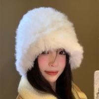 ราคา BEINIAN กระต่ายสีขาวขนสัตว์ถักหมวกผู้หญิงฤดูหนาวขนสัตว์ตุ๊กตาหมวกเย็นหลักฐานอบอุ่นป้องกันหูหมวกขนสัตว์ (42110460483)