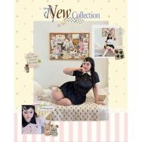 ราคา WP0106 พร้อมส่ง เสื้อคอปก Polkadot (43022462281)