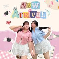 ราคา พร้อมส่ง เสื้อคอปกโบว์เพชร (27727845470)