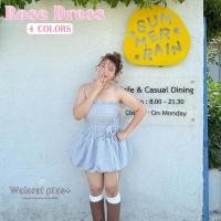 ราคา Walarat ชุดเดรสเกาะอก แต่งดอกกุลาบลายสก๊อตน่ารักจัง ผ้าดีมาก อยากให้ทุกคนได้จับผ้ามากๆ (29417704384)