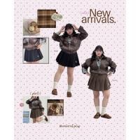 ราคา WP0117 พร้อมส่ง กระโปรงพลีท (49050703422)