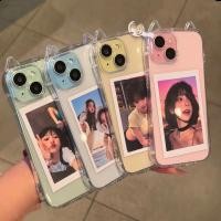ราคา พร้อมน่ารัก 3d สามมิติหูแมวเคสโทรศัพท์สามารถถือการ์ดรูปถ่ายเหมาะสําหรับ iPhone 11 12 13 14 Pro 15 16 PRO max 14 15 16 plus tpu โปร่งใสกันกระแทกนุ่มกรณีป้องกันกรณีมูลค่าสูงหญิง Influencer Influencer (4