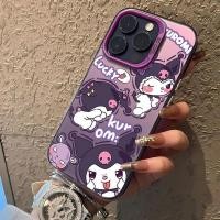 ราคา เคสอะคริลิคกันกระแทกสำหรับ iPhone 11 12 13 14 15 16 Pro Max 7 8 Plus 14 15 Plus XS X XR XS Max ลายเมโลดี้คุโรมิ เคสโทรศัพท์อนิเมะซานริโอ (40502233259)